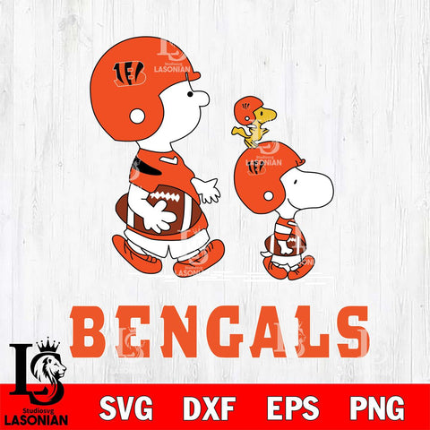 Cincinnati Bengals Snoopy Sport Svg Eps Dxf Png File, NFL svg, Digital Download, Instant Download