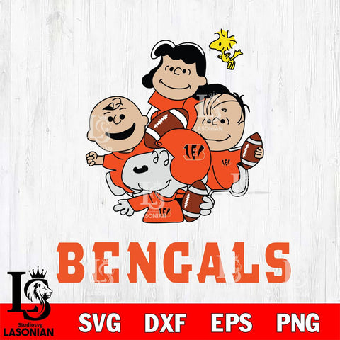 Cincinnati Bengals Snoopy Sport 4 Svg Eps Dxf Png File, NFL svg, Digital Download, Instant Download