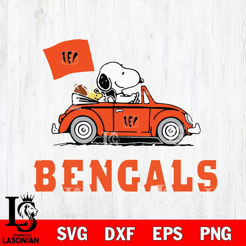 Cincinnati Bengals Snoopy Sport 5 Svg Eps Dxf Png File, NFL svg, Digital Download, Instant Download
