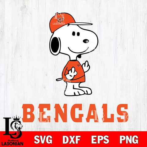 Cincinnati Bengals Snoopy Sport 8 Svg Eps Dxf Png File, NFL svg, Digital Download, Instant Download