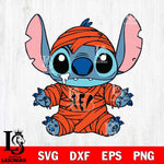 Cincinnati Bengals Stitch Mummy Football Svg Eps Dxf Png File, NFL svg, Digital Download, Instant Download