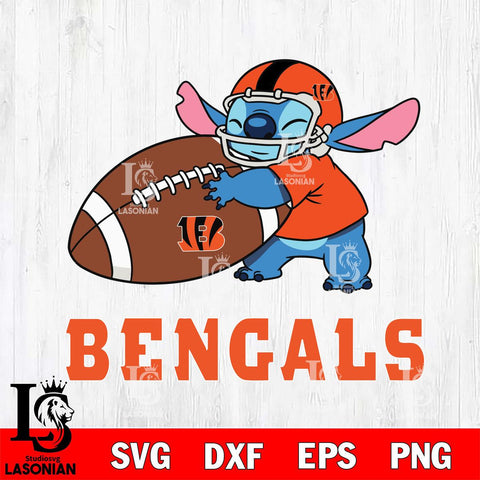 Cincinnati Bengals Stitch Sport SVG DXF EPS PNG FILE, Stitch File Cut,NFL Digital Download,Instant Download, Silhouette