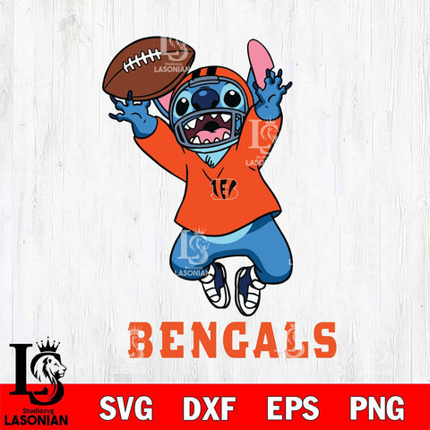Cincinnati Bengals Stitch Sport Football SVG DXF EPS PNG FILE, Stitch File Cut,NFL Digital Download,Instant Download, Silhouette