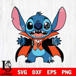 Cincinnati Bengals Stitch Vampire Football halloween Svg Eps Dxf Png File, NFL svg, Digital Download, Instant Download