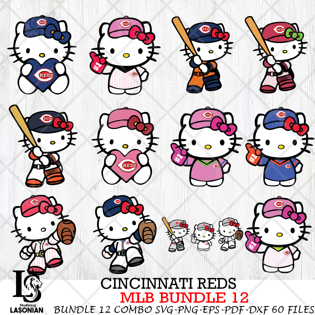 Cincinnati Reds MLB Bundle 12 – lasoniansvg