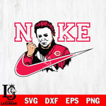 Cincinnati Reds Michael Myers Nike Svg Eps Dxf Png File, Digital Download, Instant Download