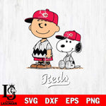 Cincinnati Reds Snoopy and Charlie brown Smile Sport Svg Eps Dxf Png File, MLB File Cut,Digital Download,Instant Download,MLB Svg Files
