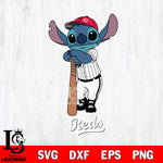 Cincinnati Reds Stitch Baseball bat SVG DXF EPS PNG FILE, MLB File Cut, Digital Download,Instant Download, Silhouette, Stitch Cricut