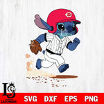 Cincinnati Reds Stitch run Baseball SVG DXF EPS PNG FILE, MLB File Cut, Digital Download,Instant Download, Silhouette, Stitch Cricut
