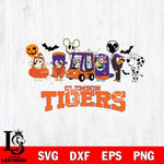 Clemson Tigers Bluey Halloween Svg Eps Dxf Png File, Digital Download, Instant Download