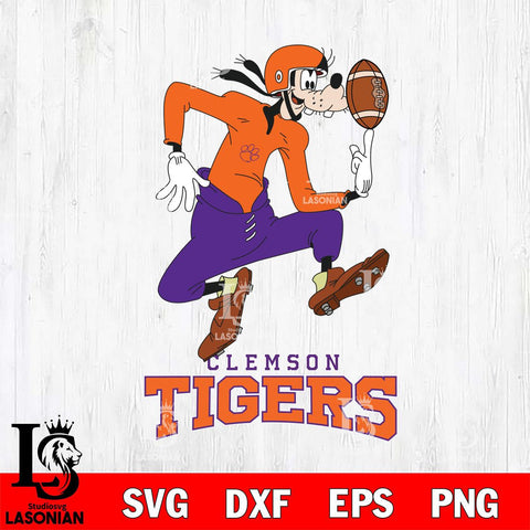 Clemson Tigers Goofy Circus Football SVG DXF EPS PNG FILE,NCAA svg ,Football Digital Download,Instant Download, Silhouette