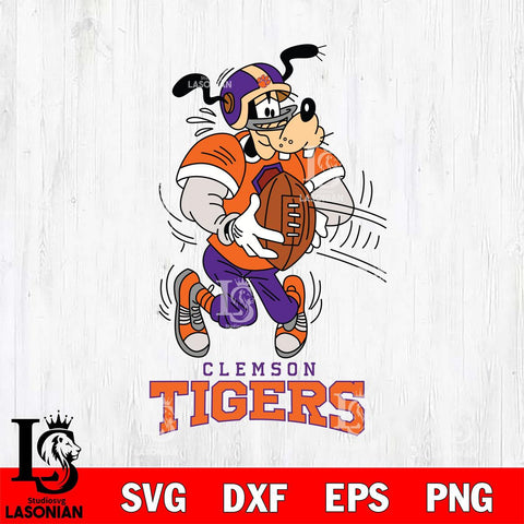 Clemson Tigers Goofy Sport Football SVG DXF EPS PNG FILE,NCAA svg ,Football Digital Download,Instant Download, Silhouette