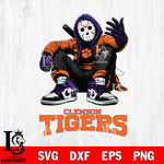 Clemson Tigers Jason Voorhees Halloween SVG Svg Eps Dxf Png File, Digital Download, Instant Download