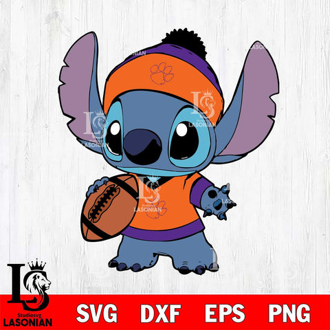 Clemson Tigers Stitch Svg Eps Dxf Png File, NCAA svg, Digital Download, Instant Download