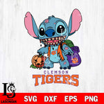 Clemson Tigers Stitch Zombie Svg Eps Dxf Png File, NCAA svg, Digital Download, Instant Download