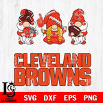 Cleveland Browns 3 Gnomes Football Svg Eps Dxf Png File, Digital Download, Instant Download