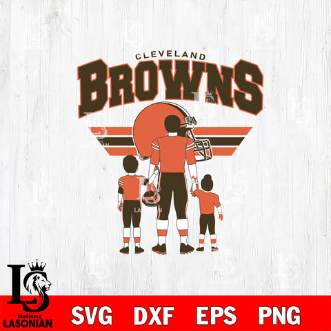 Best dad ever Cleveland Browns SVG DXF EPS PNG FILE, File Cut, Digital Download,Instant Download, Silhouette, Cricut
