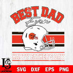 Cleveland Browns Best Dad Ever SVG DXF EPS PNG FILE, NFL File Cut,Digital Download,Instant Download, Silhouette