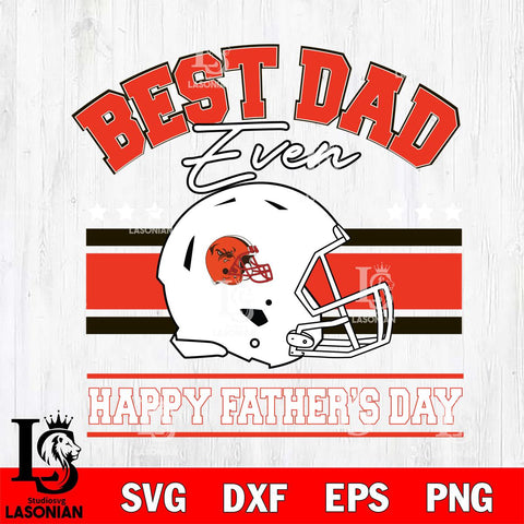 Cleveland Browns Best Dad Ever SVG DXF EPS PNG FILE, NFL File Cut,Digital Download,Instant Download, Silhouette
