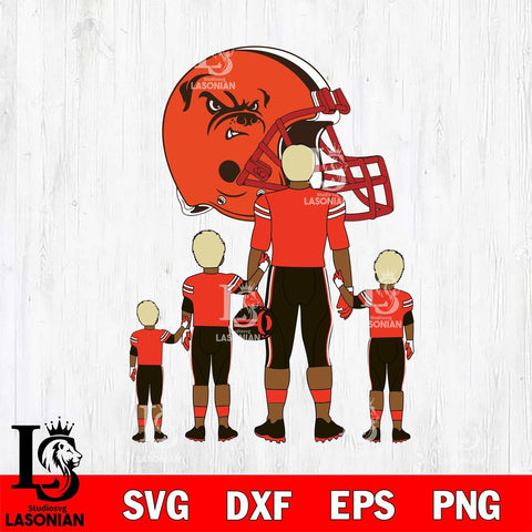 Cleveland Browns Best Dad Ever , father day , DAD NFL Svg Eps Dxf Png File, Digital Download, Instant Download