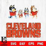 Cleveland Browns Bluey Dance Mode Squats Svg Eps Dxf Png File, Digital Download, Instant Download