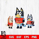 Cleveland Browns Bluey svg , Bluey family NFL Svg Eps Dxf Png File, Digital Download, Instant Download