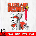 Cleveland Browns Charlie Brown and Snoopy Super Bowl Svg Eps Dxf Png File, NFL svg , Digital Download , Instant Download, Cricut File