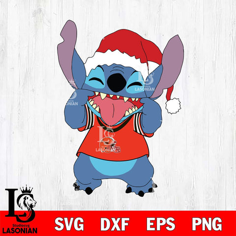 Cleveland Browns Christmas Stitch Disney Svg Eps Dxf Png File, Digital Download, Instant Download