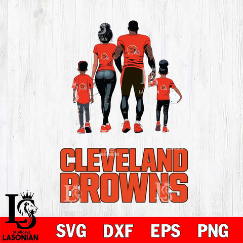 Cleveland Browns Family Love Rugby SVG DXF EPS PNG FILE,NFL SVG, Father day Digital Download,Instant Download, Silhouette