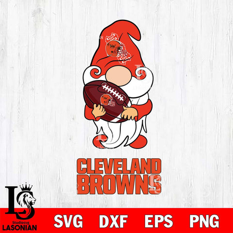 Cleveland Browns Gnomes Christmas football Svg Eps Dxf Png File, Digital Download, Instant Download