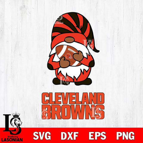 Cleveland Browns Gnomes Football Svg Eps Dxf Png File, Digital Download, Instant Download