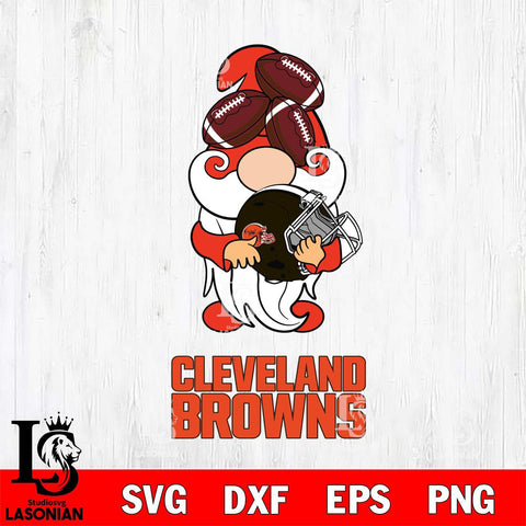 Cleveland Browns Gnomes Helmet Svg Eps Dxf Png File, Digital Download, Instant Download