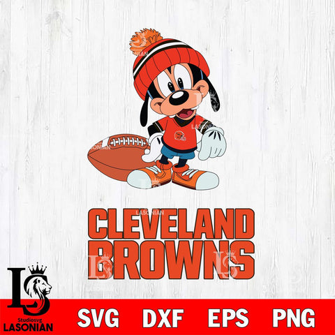 Cleveland Browns Goofy Football SVG DXF EPS PNG FILE,NFL Cricut ,Football Digital Download,Instant Download, Silhouette