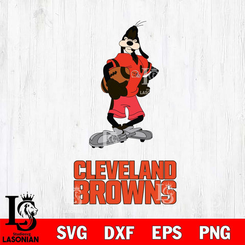 Cleveland Browns Goofy Player SVG DXF EPS PNG FILE,NFL Cricut ,Football Digital Download,Instant Download, Silhouette