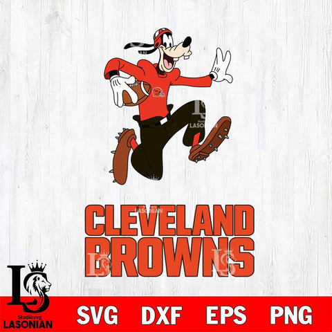 Cleveland Browns Goofy rugby Sport SVG DXF EPS PNG FILE,NFL Cricut ,Football Digital Download,Instant Download, Silhouette