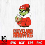 Cleveland Browns Grinch Bougie Christmas Svg Eps Dxf Png File,Cricut svg files, Digital Download, Instant Download