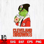 Cleveland Browns Grinch Bougie Football Svg Eps Dxf Png File, Digital Download, Instant Download