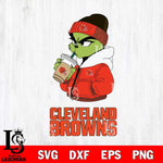 Cleveland Browns Grinch Bougie Sport Svg Eps Dxf Png File, Digital Download, Instant Download