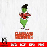 Cleveland Browns Grinch Leopard Coffee Svg Eps Dxf Png File, Digital Download, Instant Download