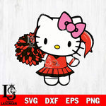 Cleveland Browns Hello Kitty Cheerleader 12 Svg Eps Dxf Png File, Digital Download, Instant Download