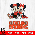 Cleveland Browns Mickey Minnie Mouse Football Sit Svg Eps Dxf Png File, Bundle NFl svg , File Cut , Digital Download , Instant Download, Laser Cut Svg Files