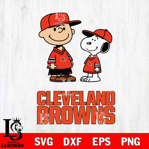 Cleveland Browns Peanuts Snoopy Football SVG DXF EPS PNG FILE,Snoopy File Cut, Nfl Digital Download,Instant Download, Silhouette