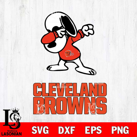 Cleveland Browns Snoopy Sport 3 Svg Eps Dxf Png File, NFL svg, Digital Download, Instant Download
