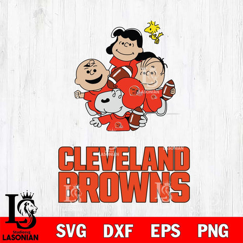 Cleveland Browns Snoopy Sport 4 Svg Eps Dxf Png File, NFL svg, Digital Download, Instant Download