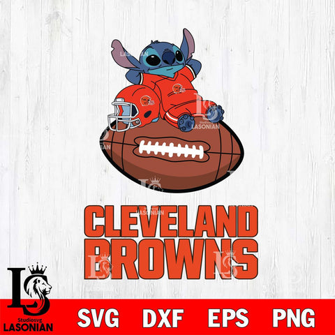 Cleveland Browns Stitch Big NFL football SVG DXF EPS PNG FILE, NFL File Cut, Digital Download,Instant Download, Silhouette, Cricut