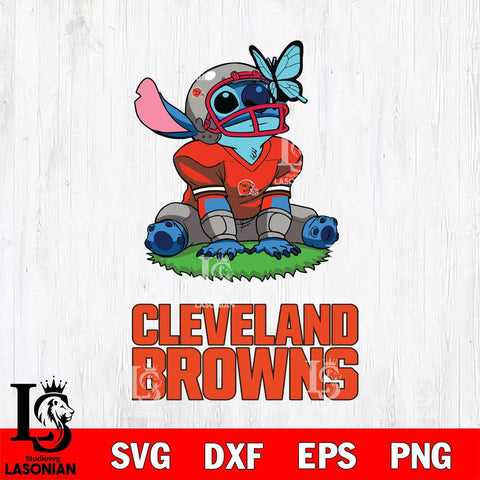 Cleveland Browns Stitch Rugby Ball Sport SVG DXF EPS PNG FILE, Stitch File Cut,NFL Digital Download,Instant Download, Silhouette