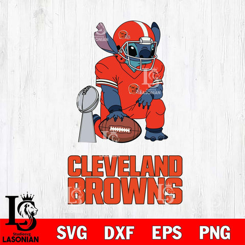 Cleveland Browns Stitch Vince Lombardi Trophy SVG DXF EPS PNG FILE, NFL File Cut, Digital Download,Instant Download, Silhouette, Cricut