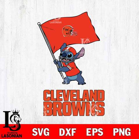 Cleveland Browns Stitch flag SVG DXF EPS PNG FILE, NFL File Cut, Digital Download,Instant Download, Silhouette, Cricut
