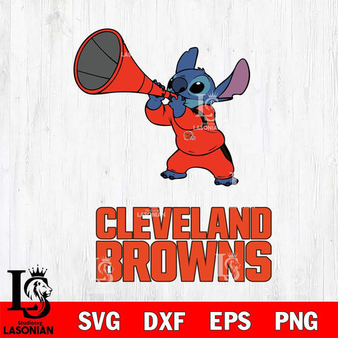 Cleveland Browns Stitch vuvuzela SVG DXF EPS PNG FILE, NFL File Cut, Digital Download,Instant Download, Silhouette, Cricut