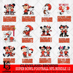 Cleveland Browns Super Bowl NFL Bundle 12 Svg Eps Dxf Png File, NFL svg , Digital Download , Instant Download, Cricut File